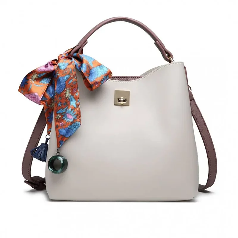 Geanta dama Loredana, Gri