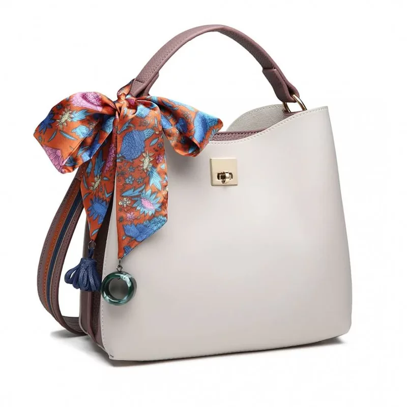 Geanta dama Loredana, Gri